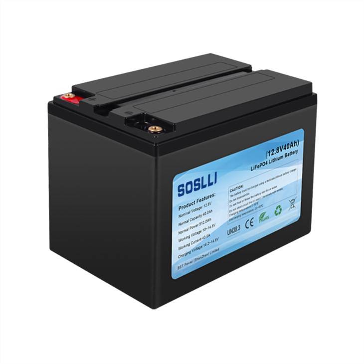 12V 40Ah LiFePO4 Deep Cycle Battery