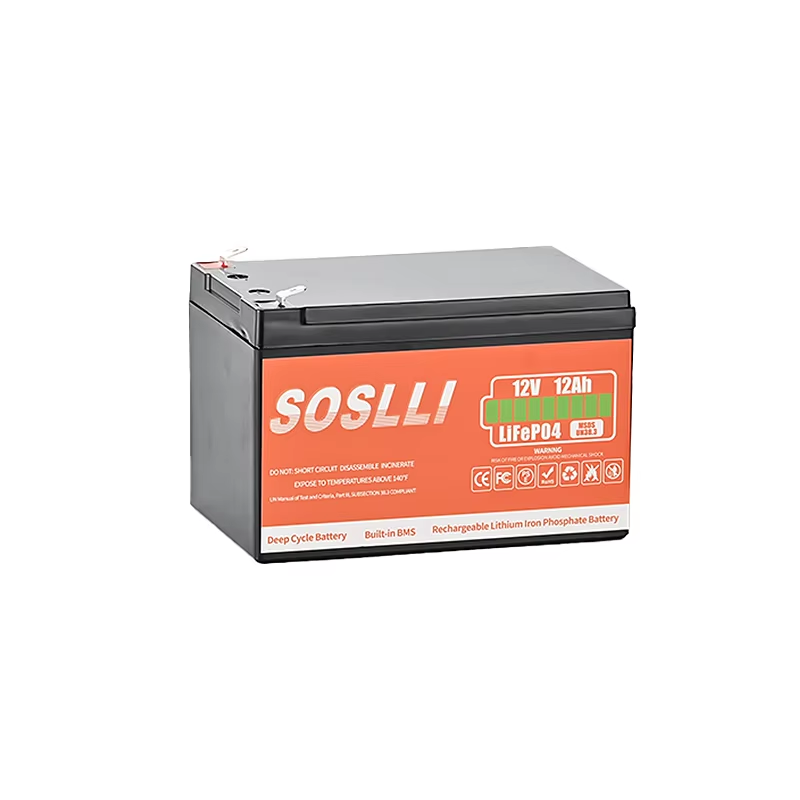 12V 12Ah LiFePO4 Deep Cycle Battery